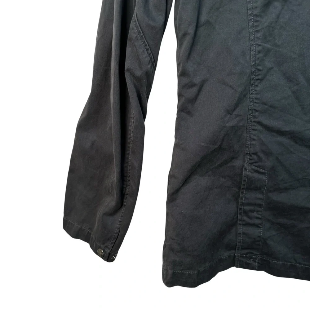 Pretty Green Utility Jacket Black Dark Grey Size L Casual Workwear - Picture 9 of 15